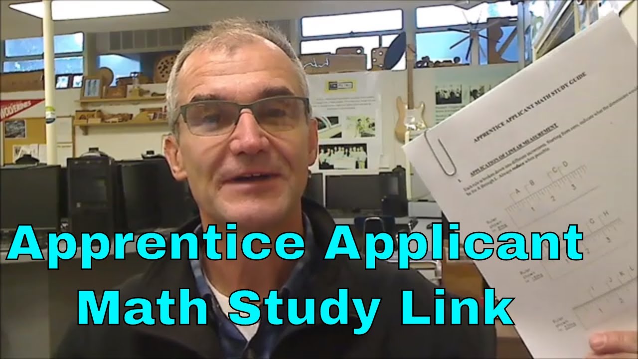 Apprentice Applicant Math Study Guide with Link to Practice Test