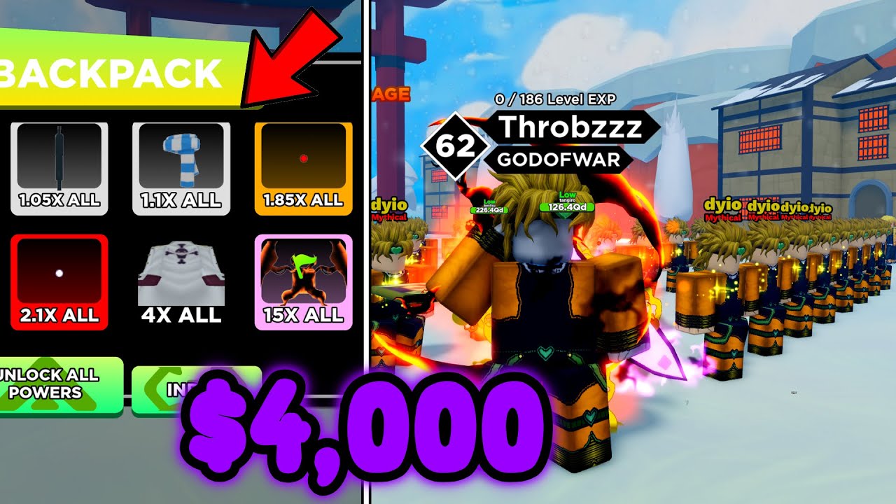 I spent $4,000 Robux On this Accessories And Became Insanely Op! -Anime Revolution Simulator