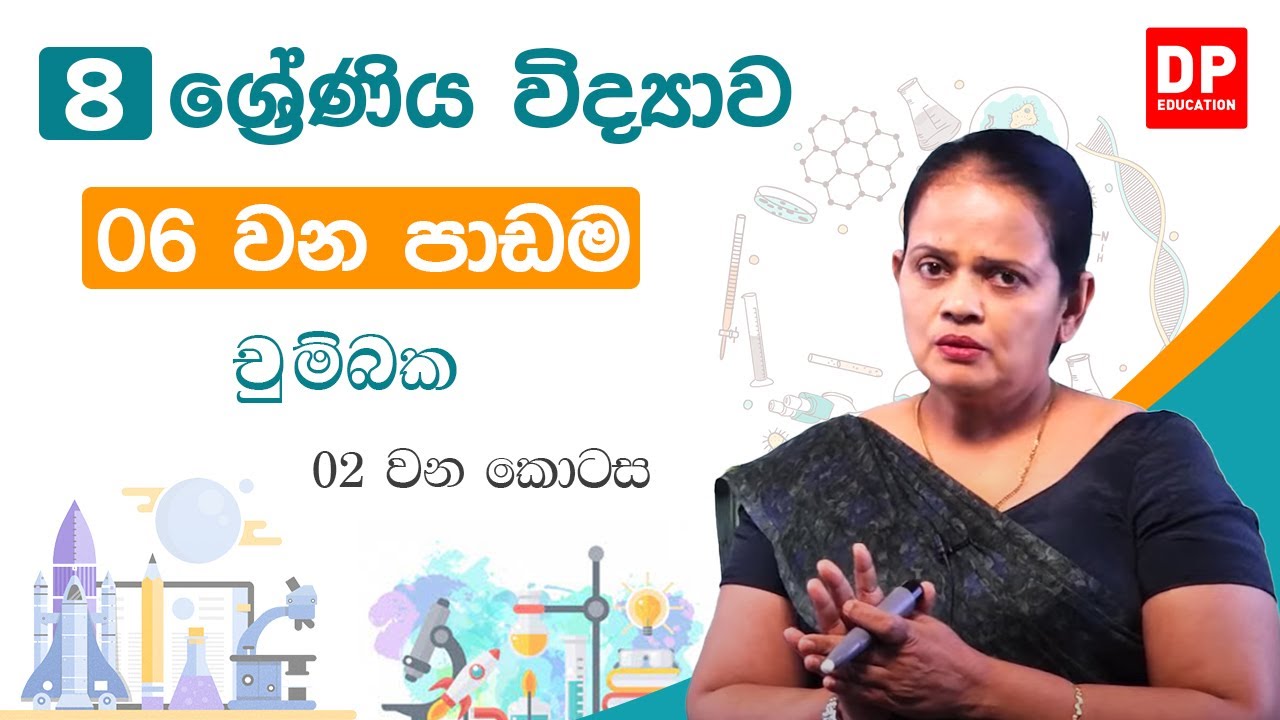 06 වන පාඩම (චුම්බක - 02 කොටස) | 08 වන ශ්‍රේණිය විද්‍යාව