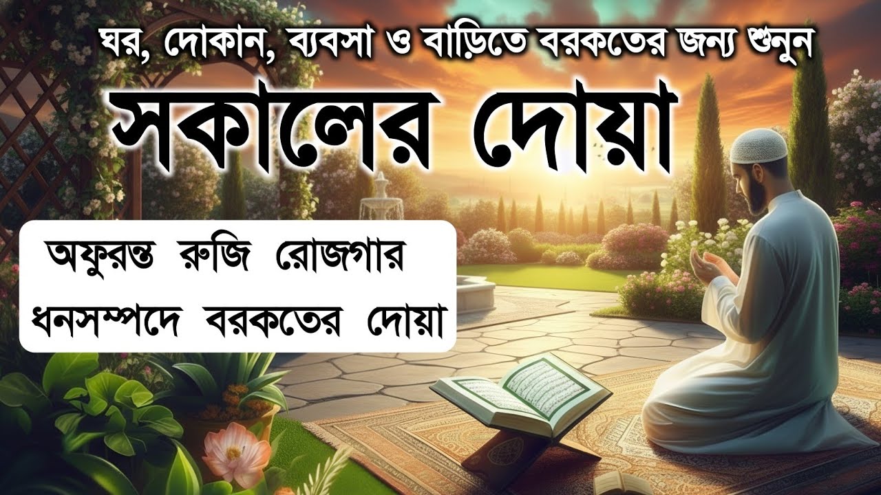 সকালটা শুরু হোক হৃদয় শীতল করা বরকতময় আয়াত দিয়ে। সকালের দোয়া ও জিকির। Morning Dua Full by Alaa Aqel