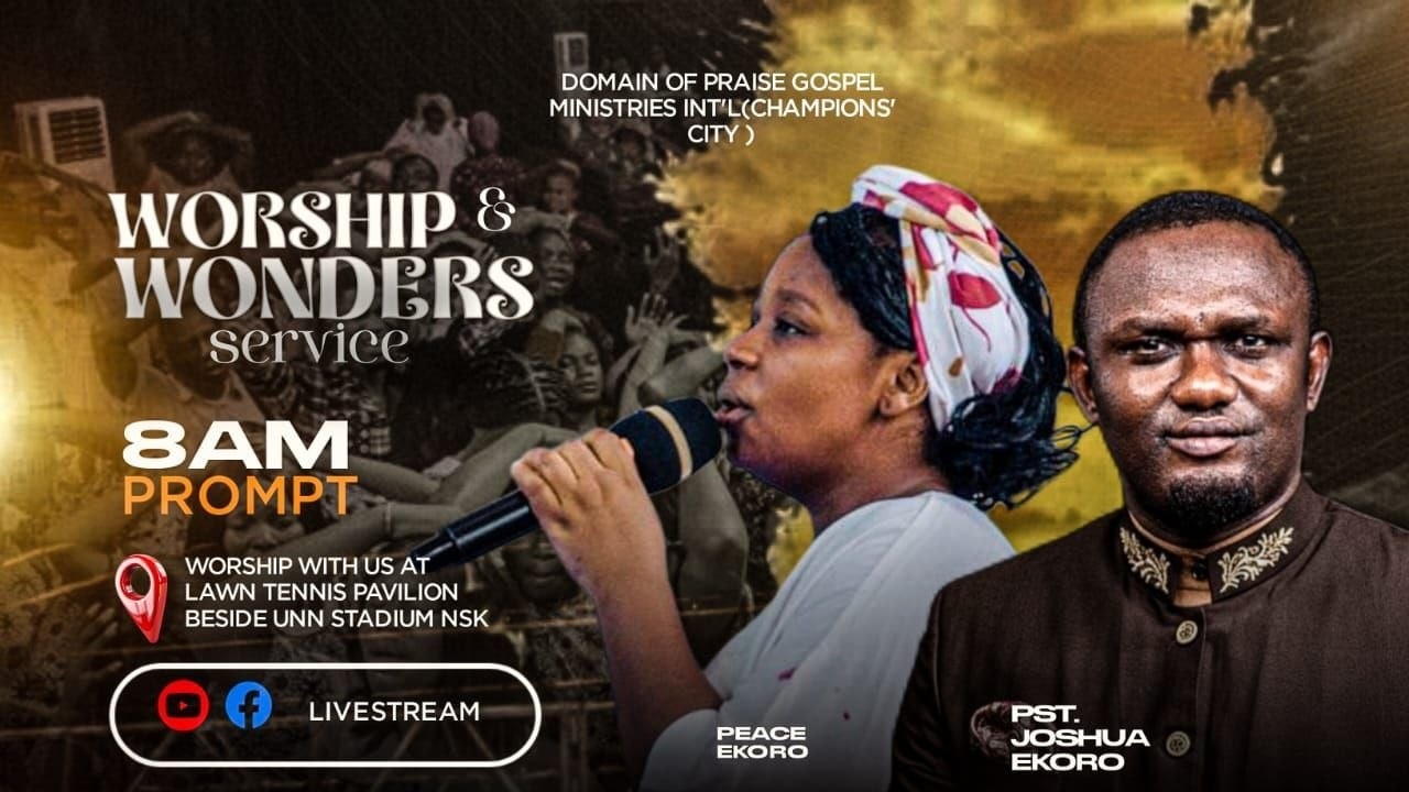 WORSHIP AND WONDER SERVICE || THANKSGIVING || 22-02-2026||