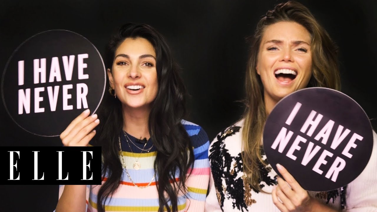 HNTM's Anna Nooshin en Kim Feenstra doen Never Have I Ever Challenge | ELLE