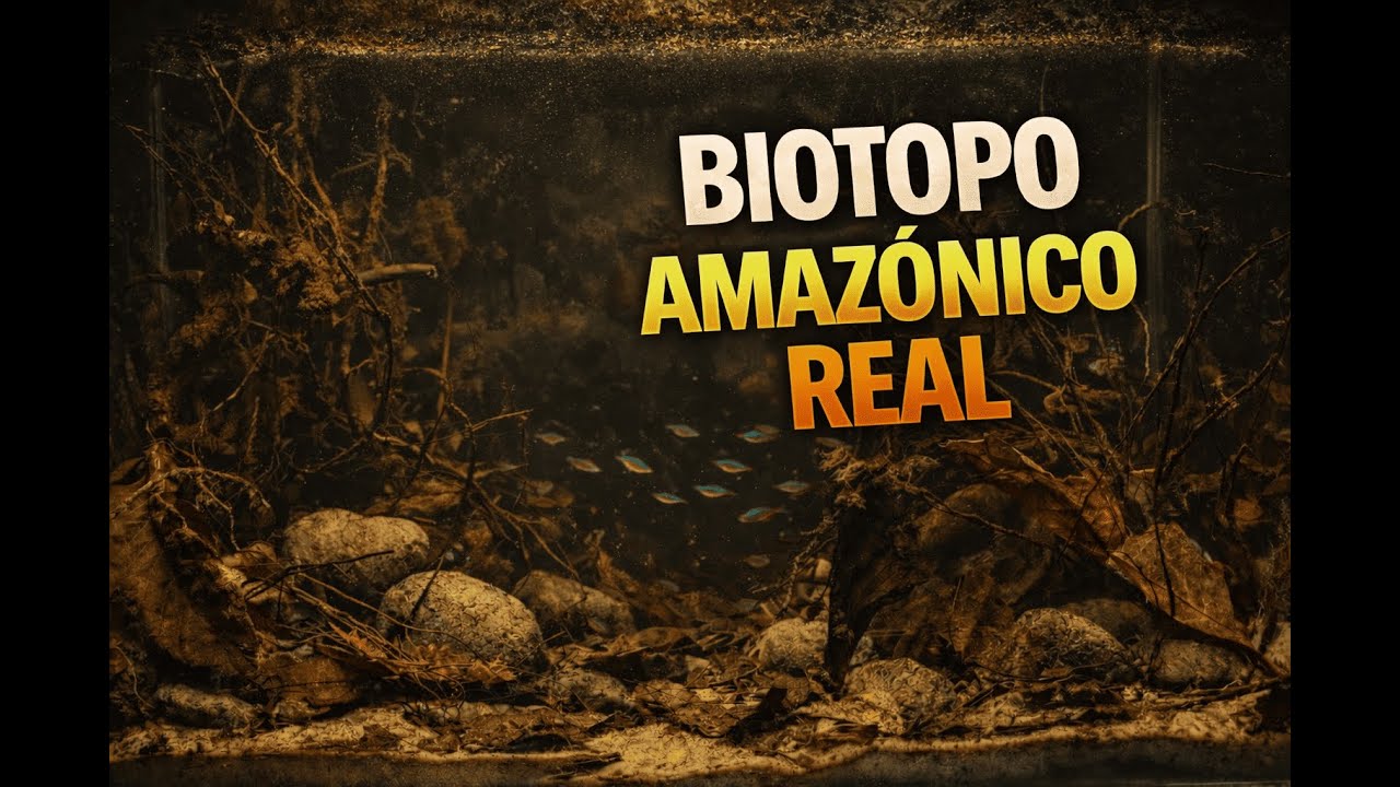 MONTAJE de un BIOTOPO AMAZÓNICO | IGARAPÉ real en mi ACUARIO