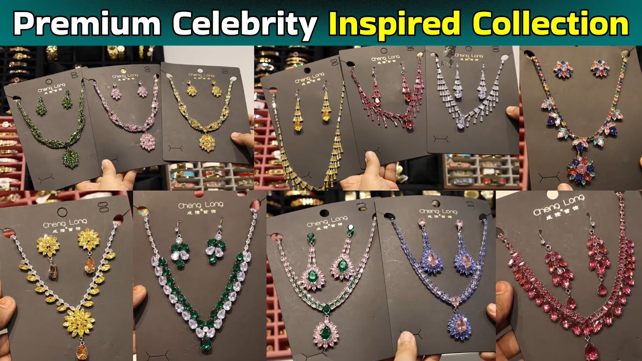 Latest Imported Celebrity Necklace Set in Wholesale Price | Premium Chinese Jewellery