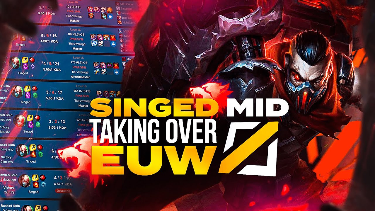 This 1000LP EUW Singed player found the secret to climbing...