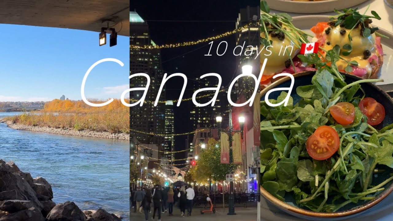 Vlog 캐나다🇨🇦 캘거리 여행 | 캘거리 맛집, 카페, 호텔 | 쇼핑, 산책