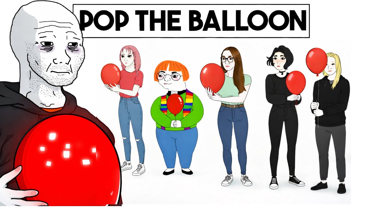 Wojak Stories: Pop the balloon be like