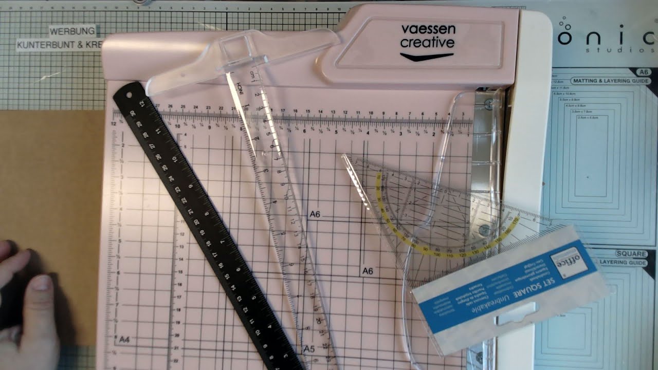 Kunterbunt & Kreativ: Vaessen Creativ Hebelschneider 30.5 x 30,5 - ich teste für euch