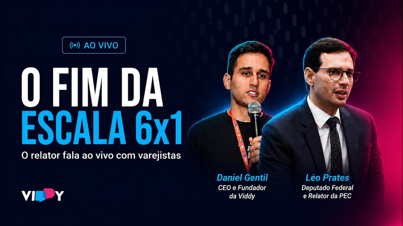 FIM DA ESCALA 6x1 &mdash; o relator da PEC &eacute; o convidado da Masterclass da Viddy