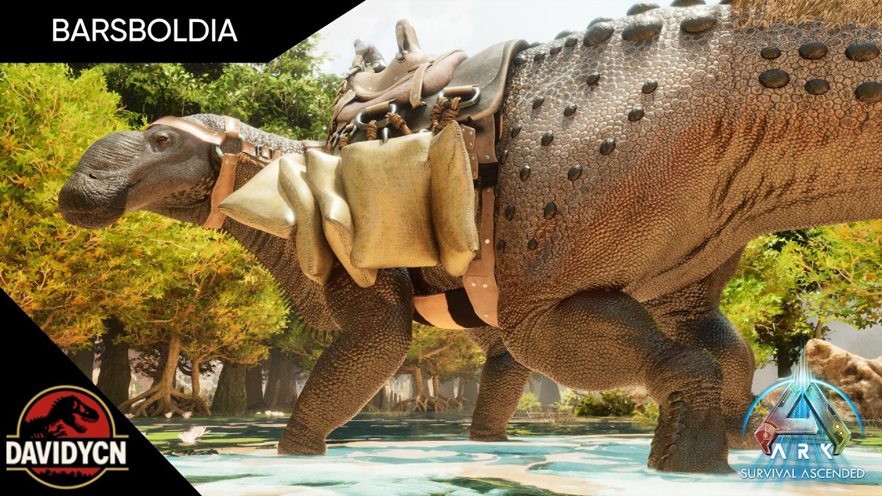 COMO DOMESTICAR A TU BARSBOLDIA En Ark Ascended |ceature Compendium:Barsboldia|Como domesticar a tu.