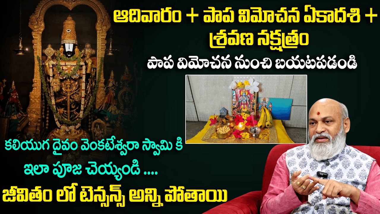 ఏకాదశి రోజు కలియుగ దైవం వెంకటేశ్వర స్వామికి ఇలా పూజ చేయండి ....| Lord Venkateshwara Swamy  | Padmini