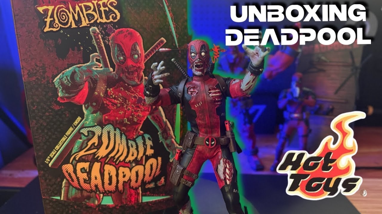 Hot Toys: Zombie Deadpool Comic Theme Posing and Unboxing