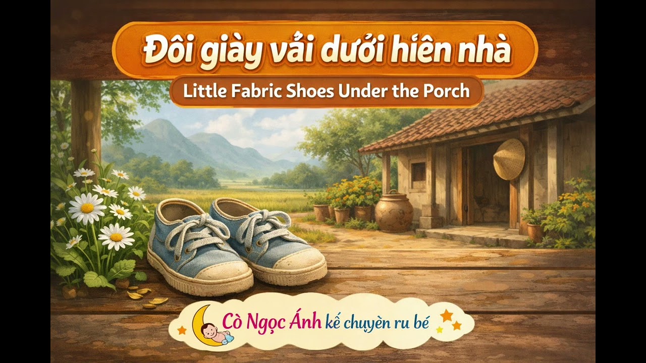 Đôi giày vải dưới hiên nhà | Cô Ngọc Ánh kể chuyện ru bé | Học tiếng Việt qua truyện