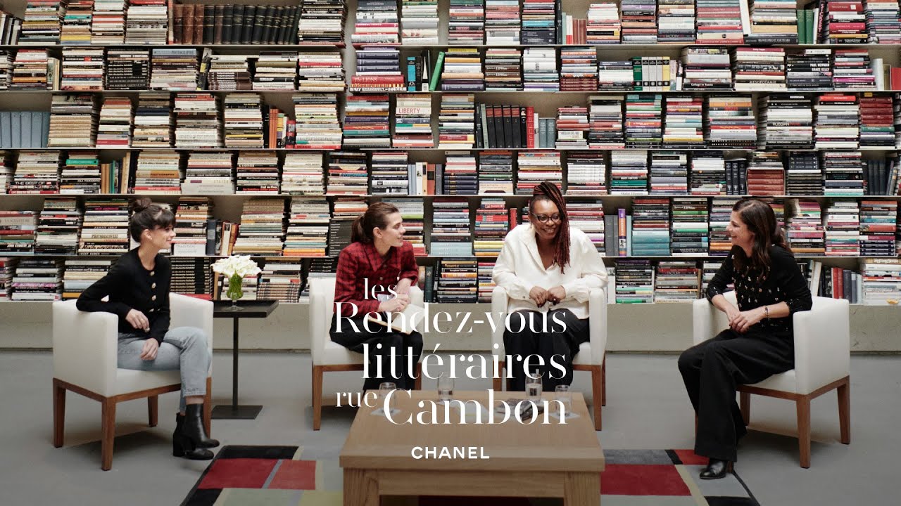 Léonora Miano, Charlotte Casiraghi and Anna Mouglalis — CHANEL Literary Rendezvous at Rue Cambon