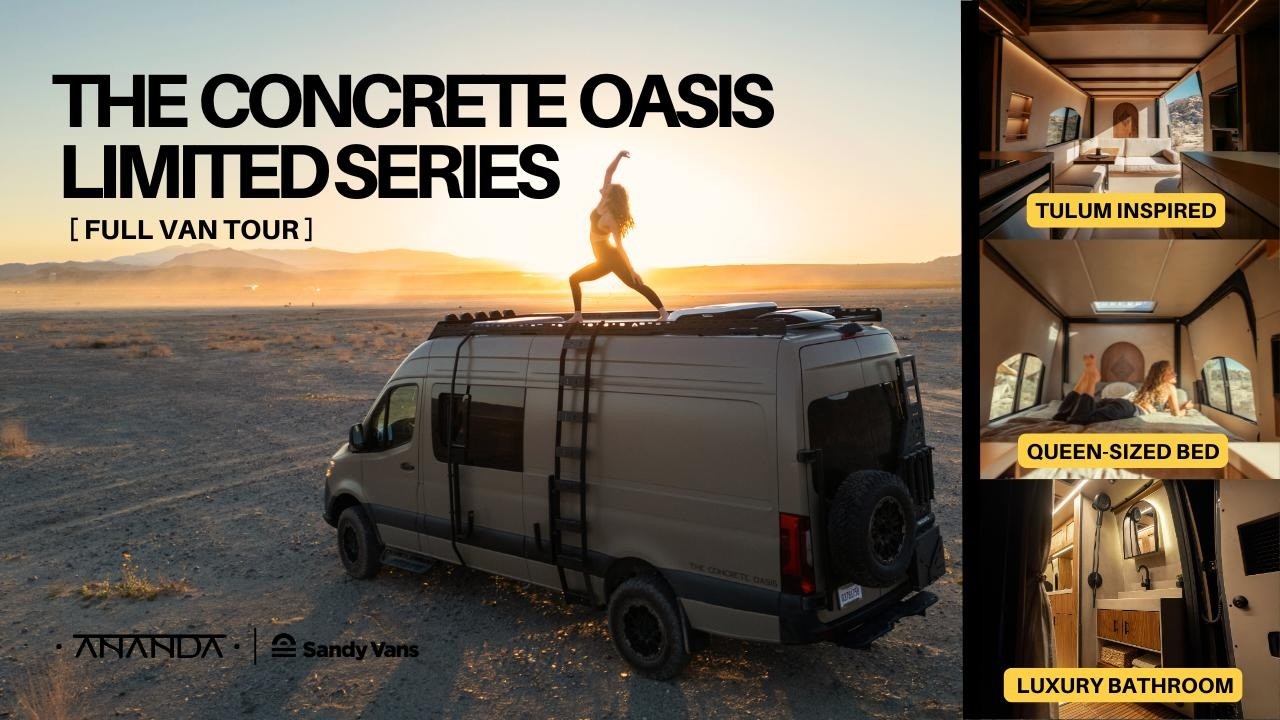 We Rebuilt CONCRETE OASIS: Off-Grid Luxury Van Now for Sale (Limited Series)