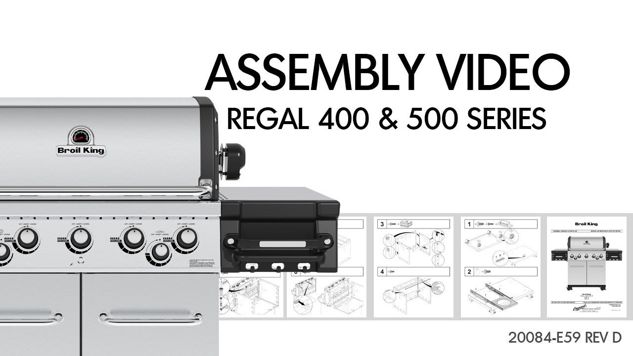 Сборка гриль-барбекю Regal серий 400 и 500 | Broil King