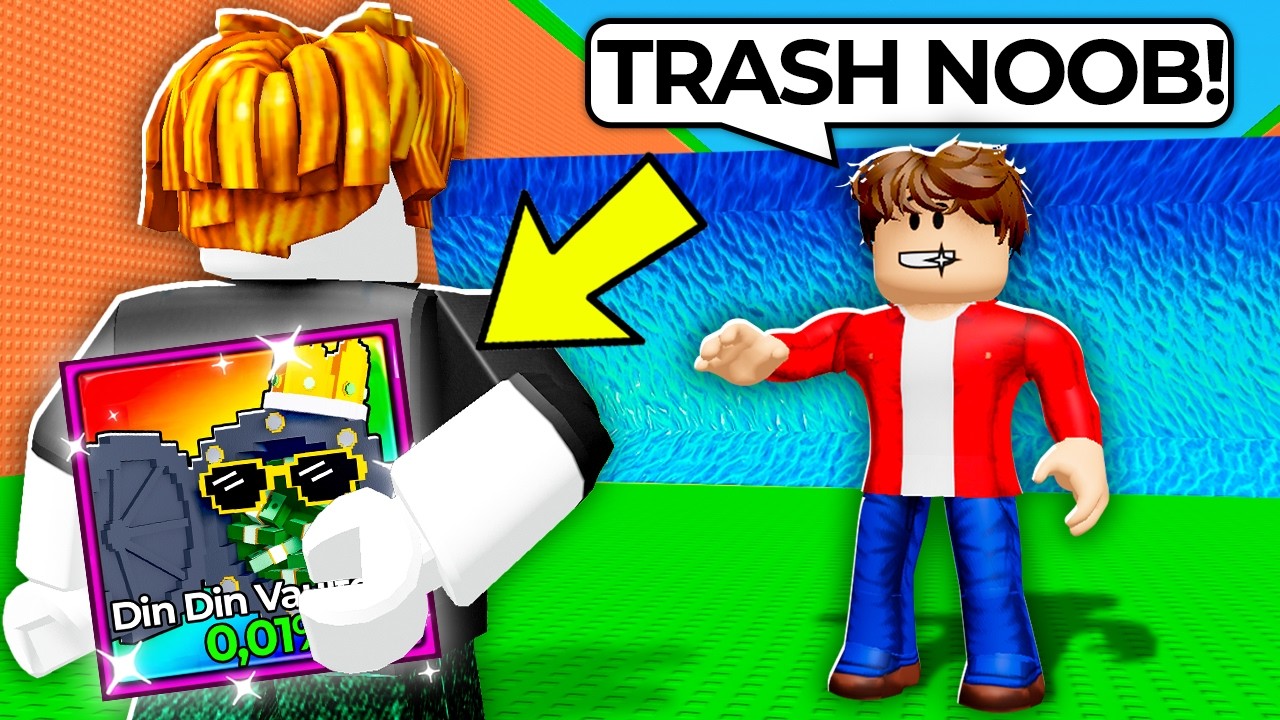 Stealing My Friends 0.01% Brainrots as a NOOB in Escape Tsunami for Brainrots!