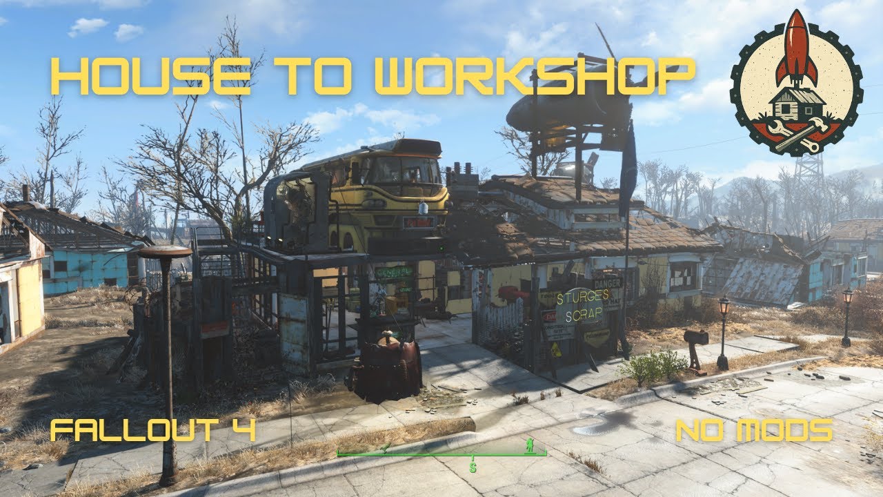 Fallout 4: Sanctuary House Workshop Remodel — Step-By-Step (No Mods)