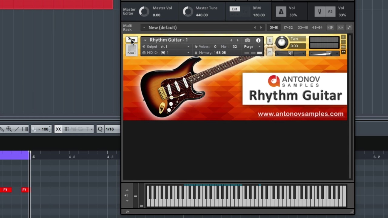 Antonov Samples -Rhythm Guitar