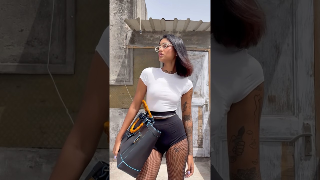 High fashion look👀 #transition #fashion #transformation #recreation #outfit