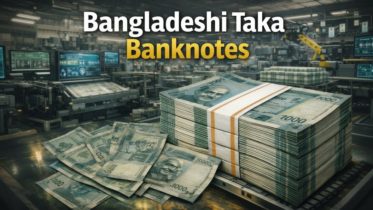 Inside the Bangladeshi Taka Factory | How Banknotes  Are Made Inside Secure Factories