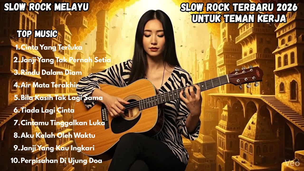 SLOW ROCK MELAYU TERBAIK 10 - CINTA YANG TERLUKA