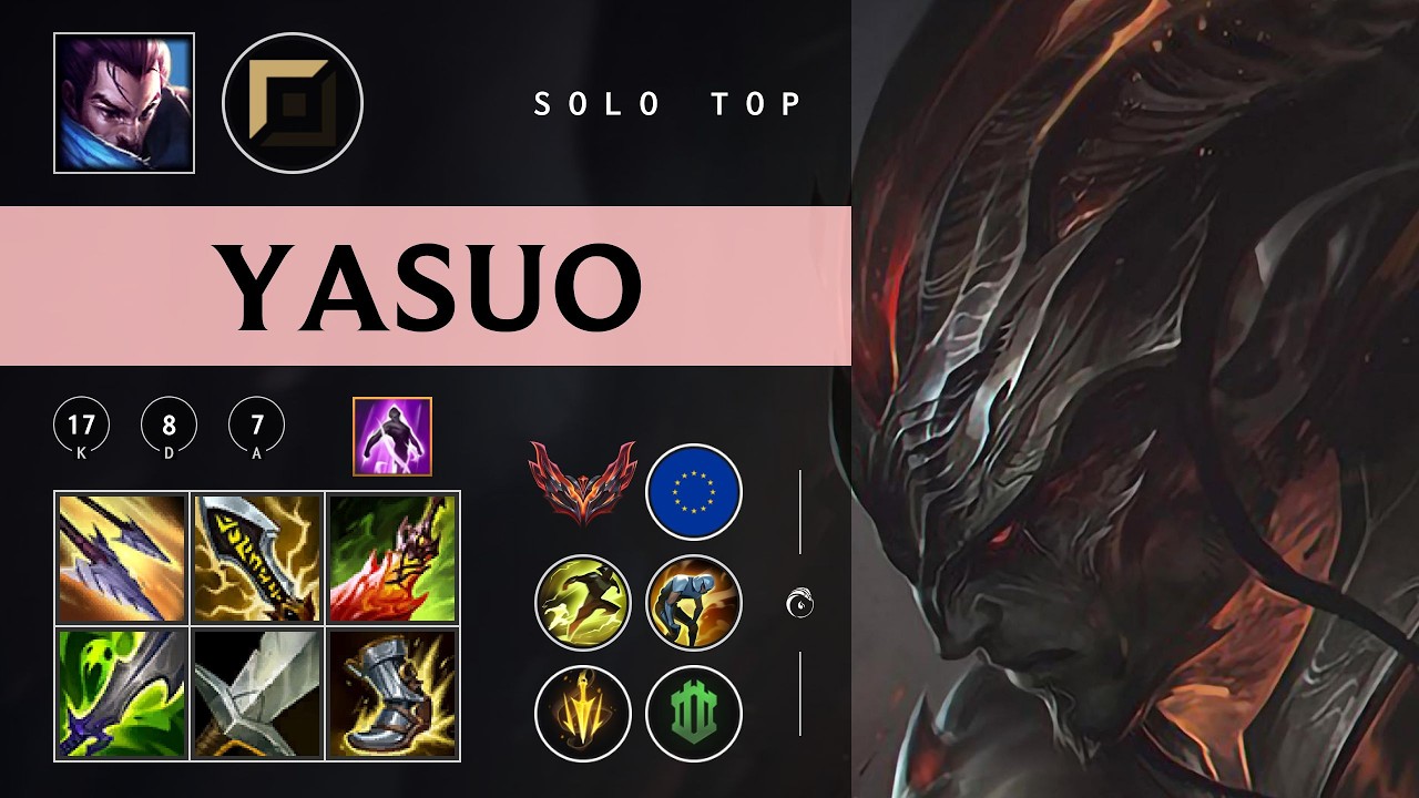 Yasuo Top vs Sett - EUW Grandmaster Patch 26.04