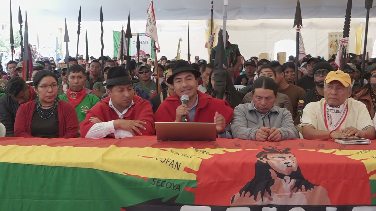 II Encuentro Nacional de Guardias Indígenas del Ecuador - (Rueda de Prensa 5/10/2024)