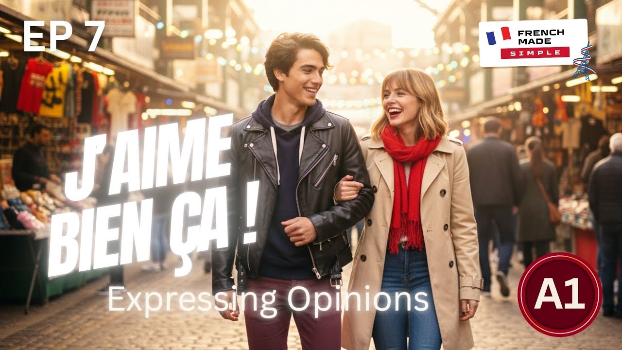 Episode 7 - J’aime bien ça 🎵 | Expressing Opinions in French (A1)