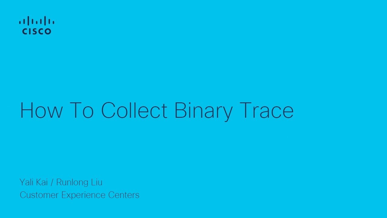 Catalyst 9300: How to Collect Binary Trace Logs | Cisco Troubleshooting Tutorial