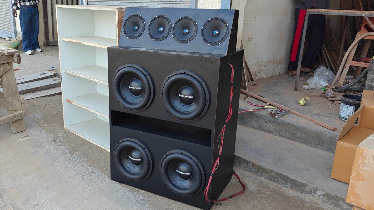 Beegroo 500rms 4 сабвуфера (музыкальная система для трактора) +918053480908
