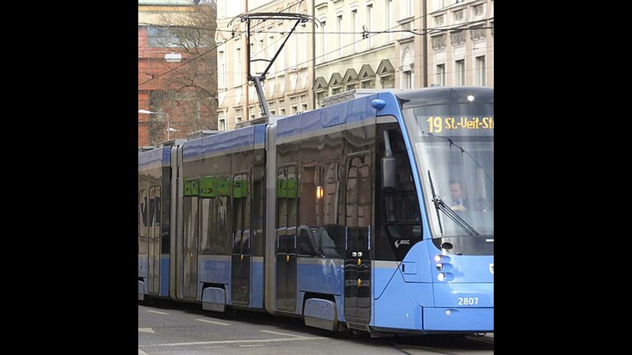 Rammed in a tram