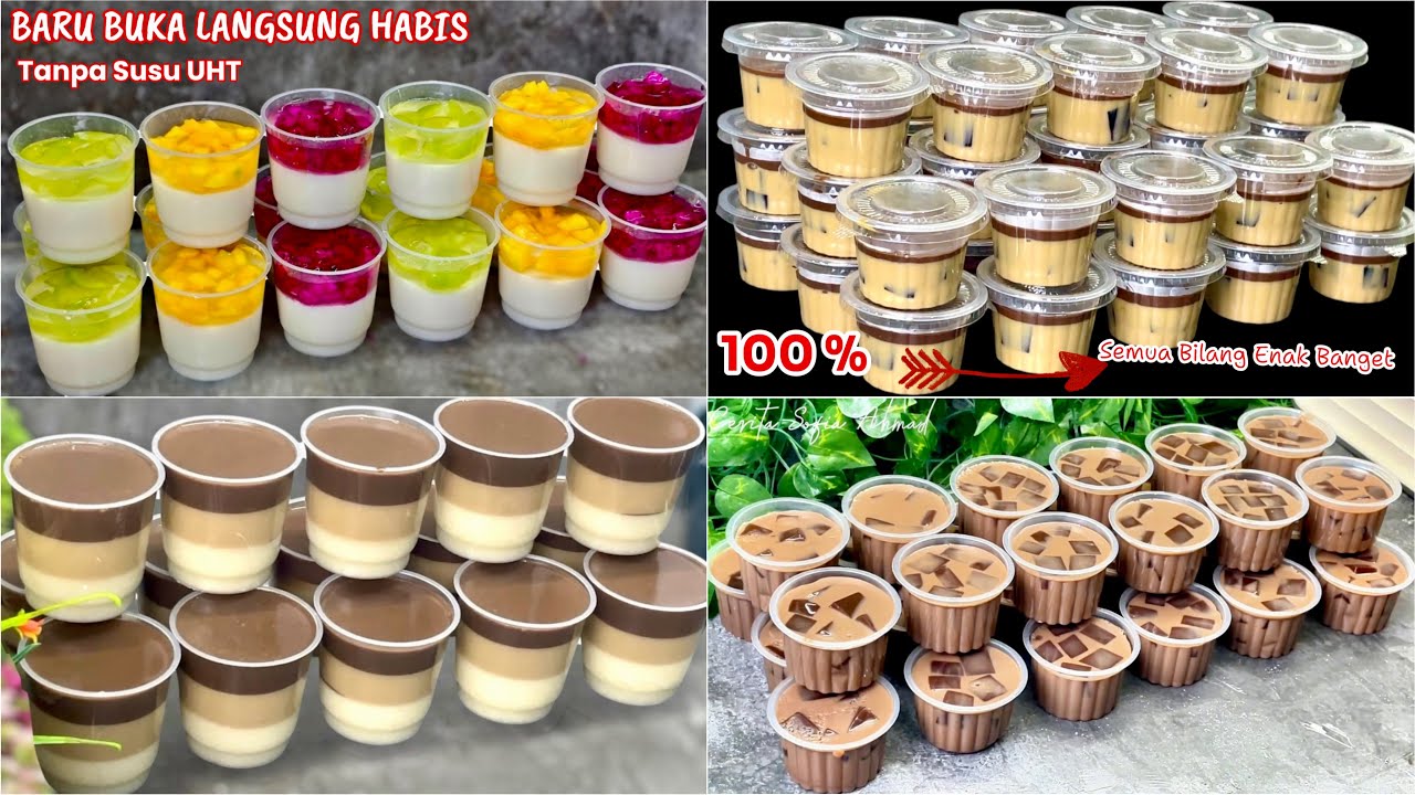 4 RESEP PUDING PALING BANYAK DICARI AHIR TAHUN 2025 ‼️ REKOMENDED UNTUK IDE JUALAN KEKINIAN 