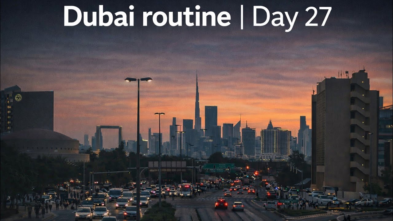 Day 27 | Discipline | Raat bhar upload, subah gym — Dubai routine