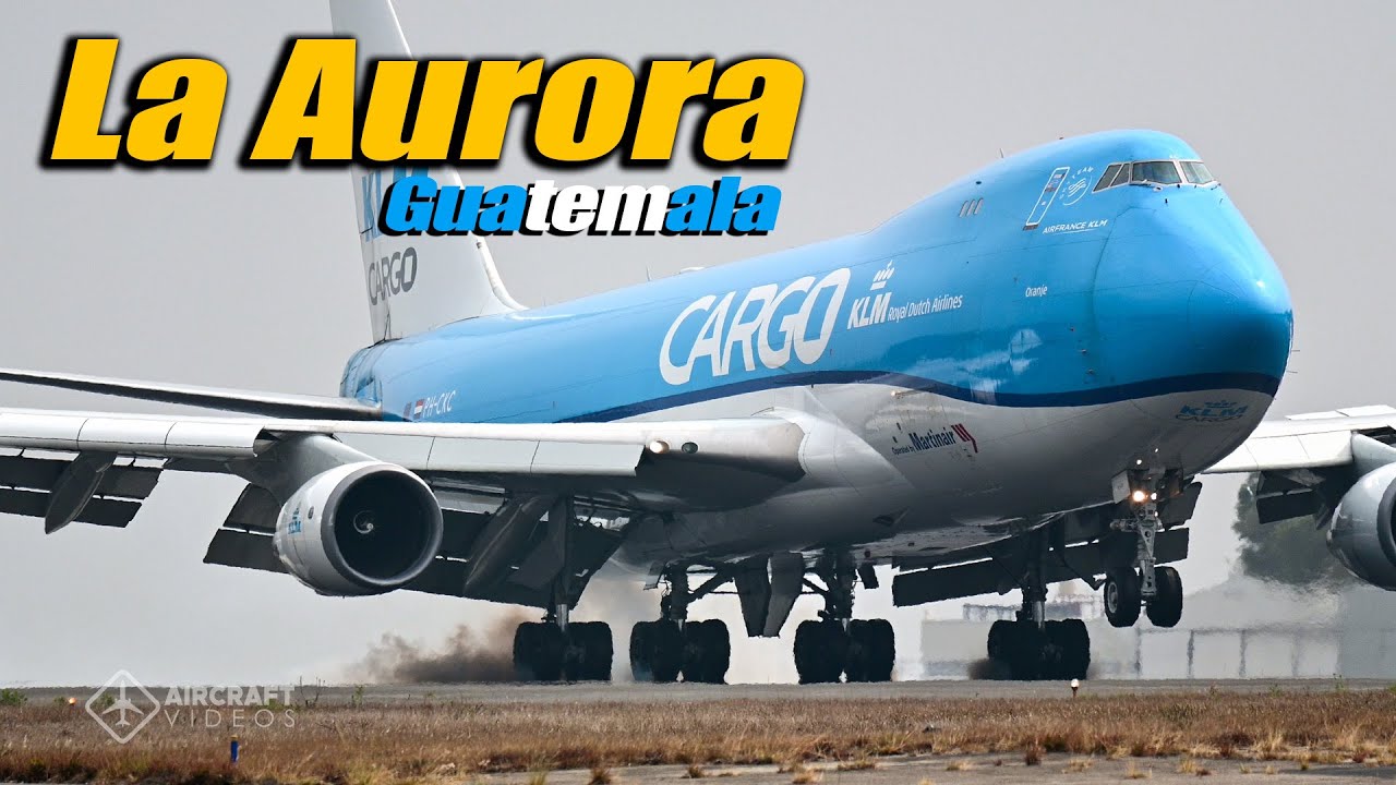 Aeropuerto La Aurora GUATEMALA (4K)