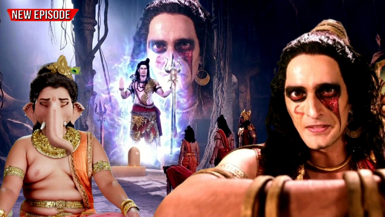 महा एपिसोड -  महादेव से कौन सा शक्तिशाली वरदान माँगा असुर रक्तबीज ने ? | Vighnaharta Ganesh
