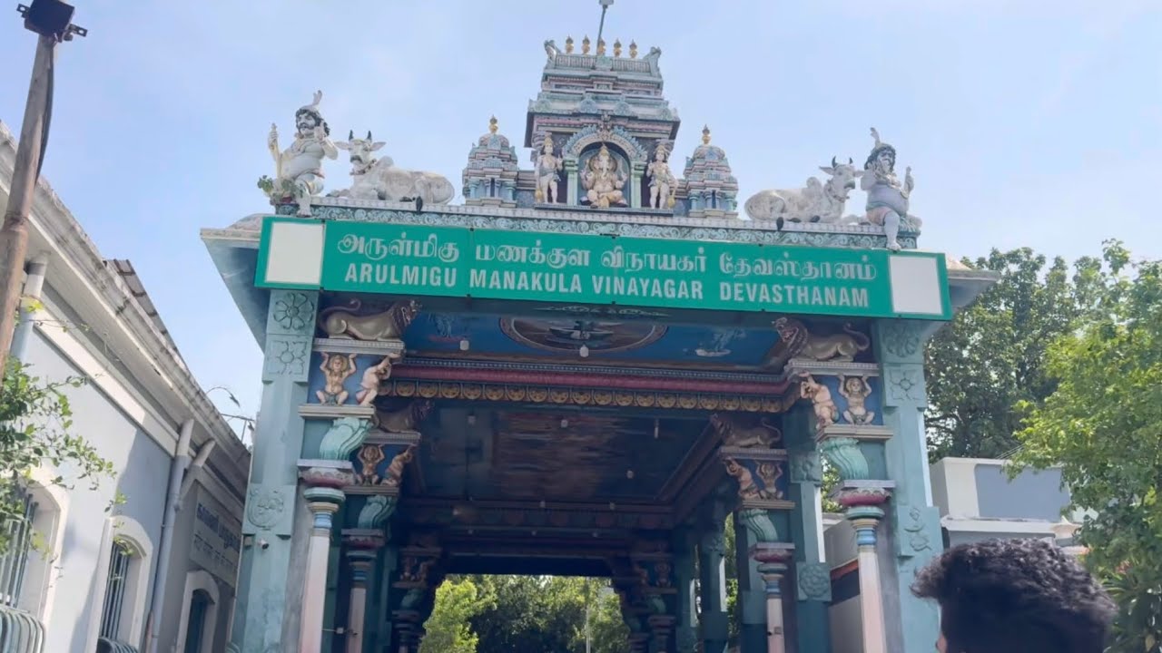 OUR LAST DAY @ PONDY 🥹😍// BEACH//TEMPLE// #vibes #vlog #trip #familytrip #family 