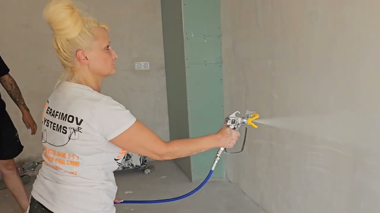 Обучение за работа с машина за шпакловане и боядисване SERAFIMOV SYSTEMS SPRAY RS-9.0L
