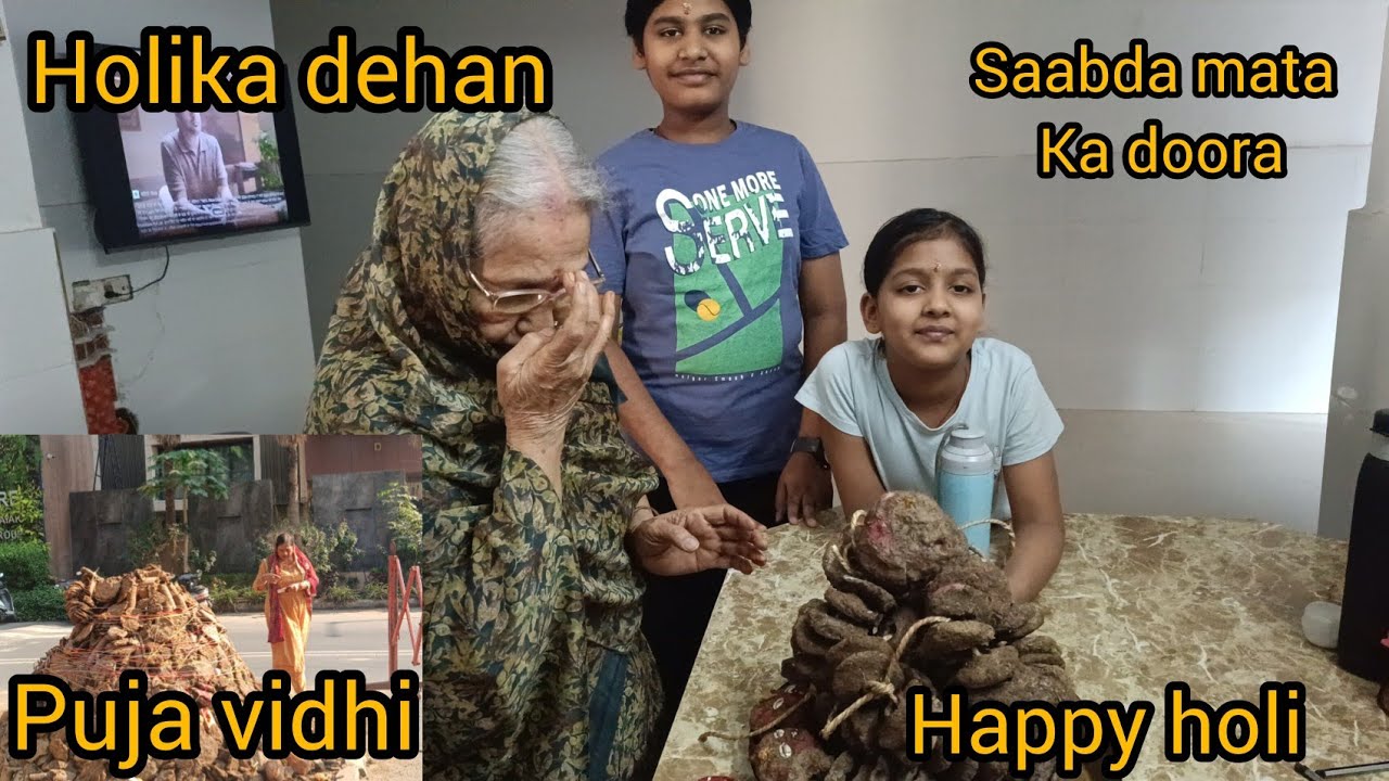 Vlog #209 holika dehan puja rituals ye mai kya kardi 😱😱 
