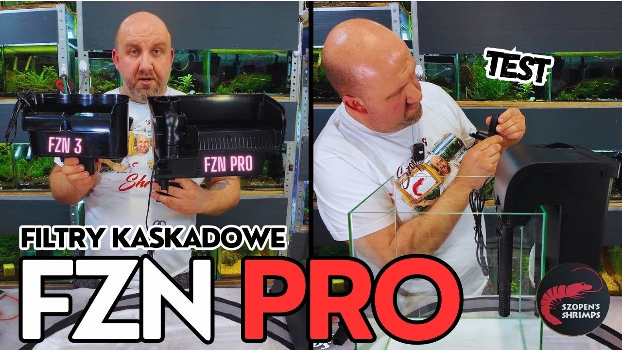 FZN PRO - FILTRY KASKADOWE AQUAEL - UNBOXING / TEST FZN PRO 400/700/1000/1500 / MÓWIĘ JAK JEST