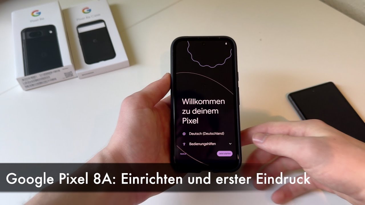 Google Pixel 8a: Einrichten und erster Eindruck