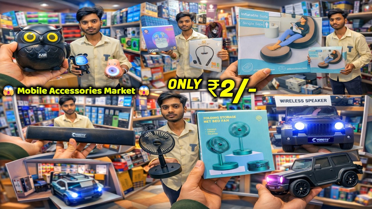 Cheapest mobile accessories and smart Gadgets wholesale market gaffar market, karol bagh Delhi