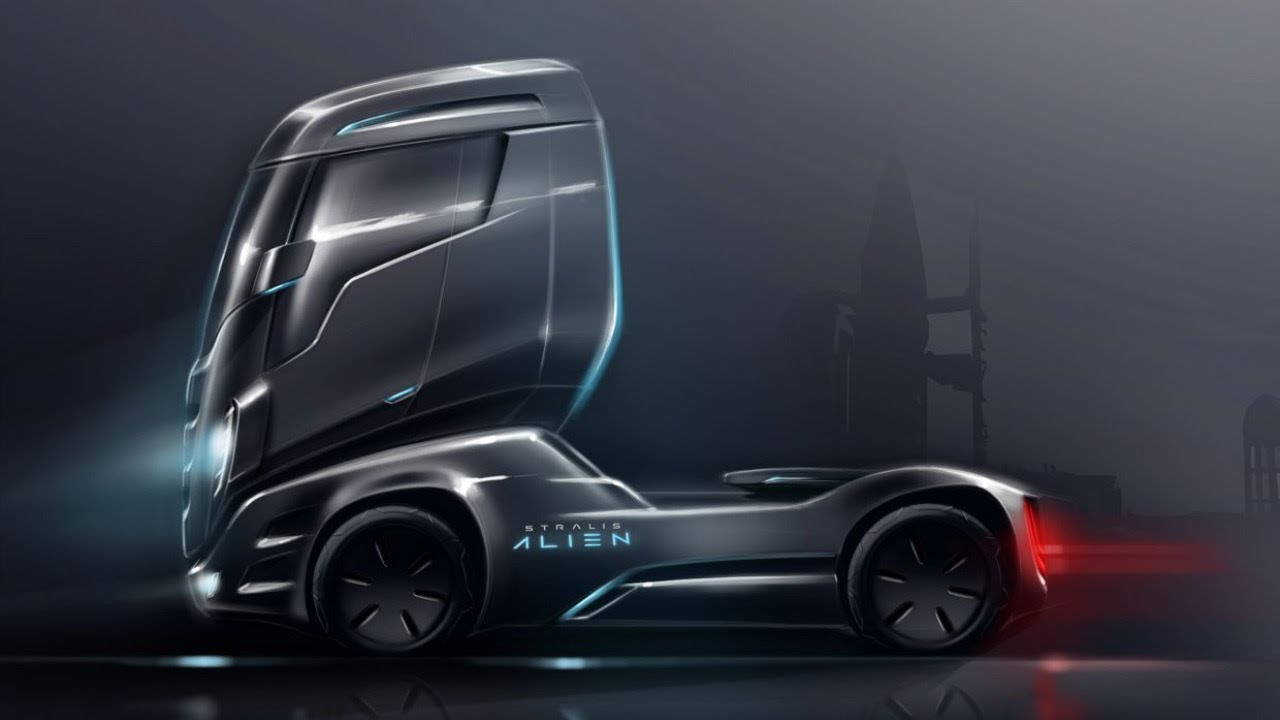 Diseño para CORTE LASER en Corel Draw del CAMION Iveco Alien