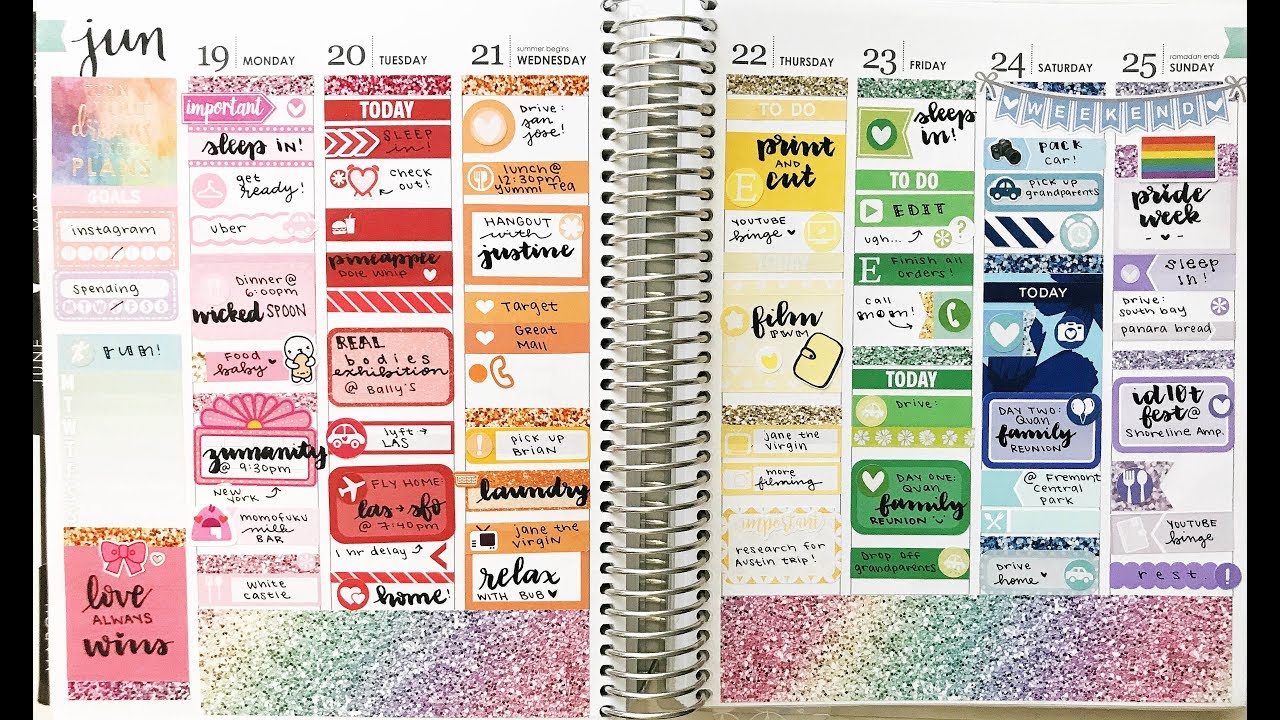 Plan with Me: No Etsy Kit - Pride Week