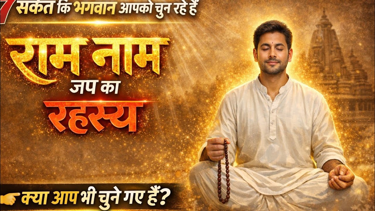 7 संकेत जब भगवान आपको चुनते हैं | राम नाम जप का रहस्य | Most Powerful Mantra Jaap