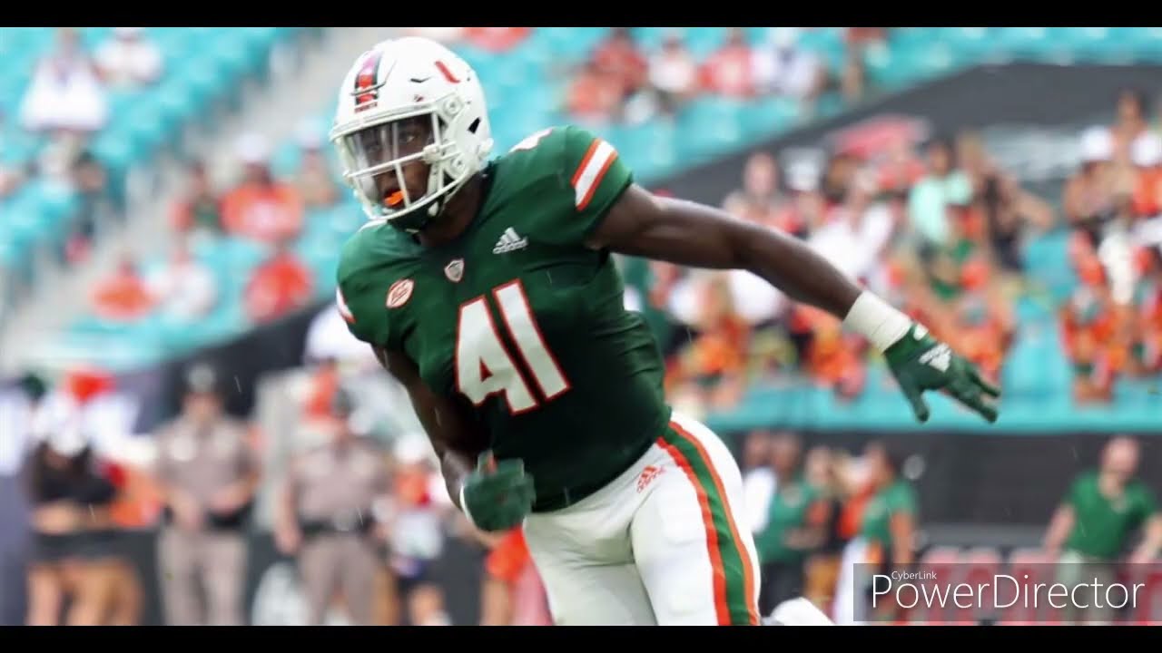 Chase Smith Miami Hurricanes LB 2021-22 Highlights