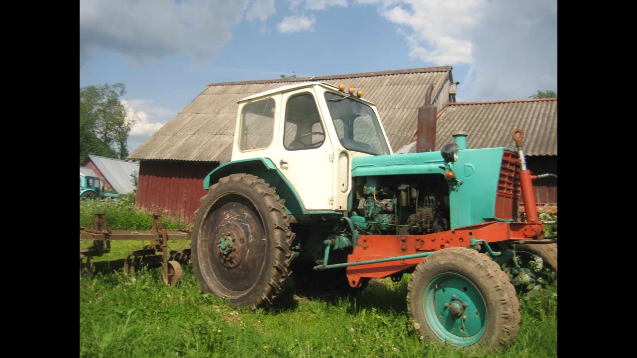 How to start an old Russian tractor (Юмз 6-АЛ)