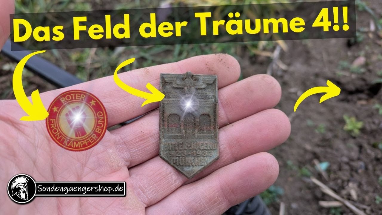 Sondeln auf dem besten Acker Deutschlands? Die 4. Runde auf dem Feld der Träume.