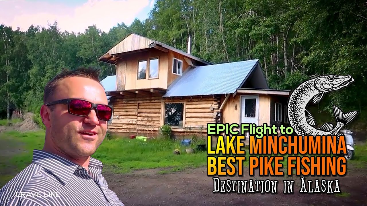 EPIC Flight to Lake Minchumina BEST Pike Fishing destination in Alaska!