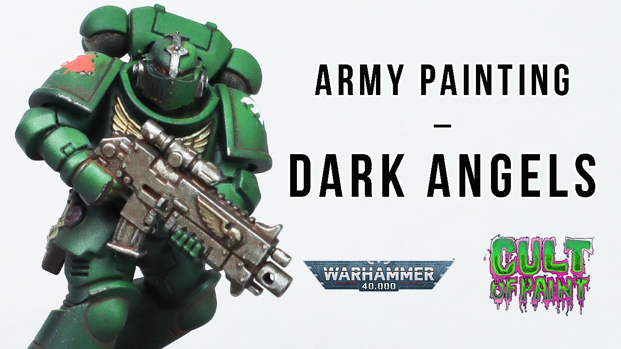 How to Paint DARK ANGELS Space Marines for Warhammer 40k